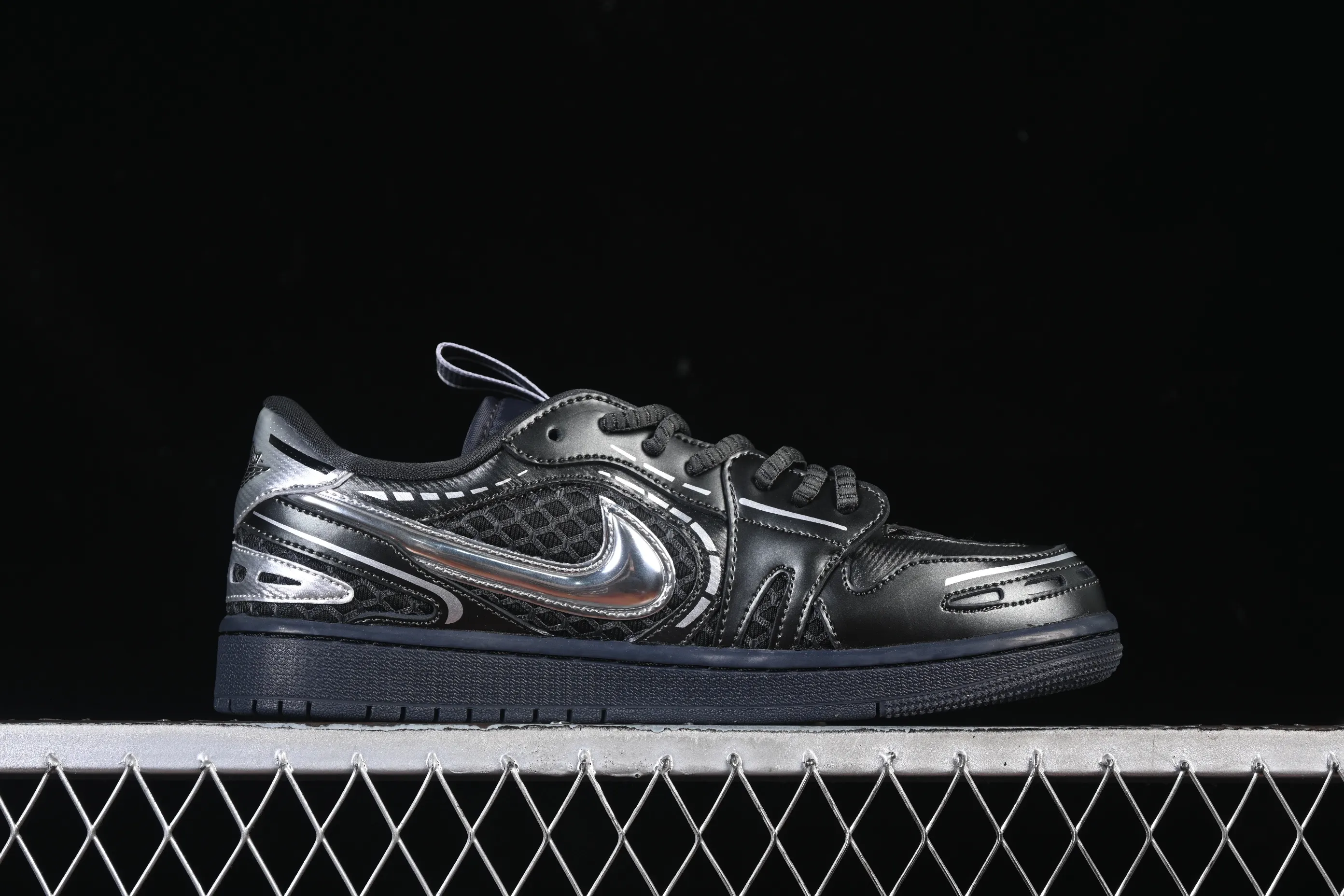 All categories Air Jordan Jordan series basketball shoes Air Jordan 1 Low Air Jordan 1 Low "MM V3" AJ1 Joe 1 space gray low-top cultural and casual sneakers HQ2186-001